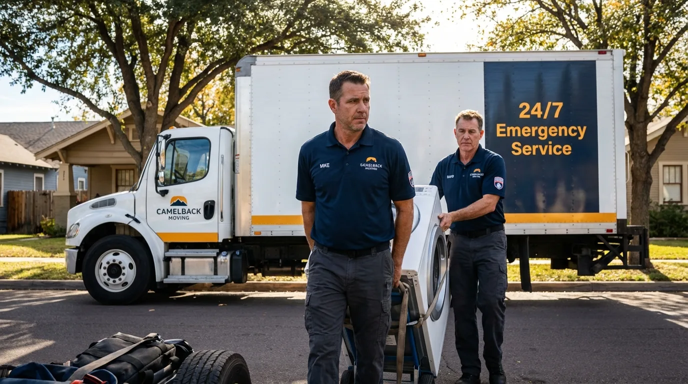 CamelBack Moving crew loading furniture in Milledgeville, GA