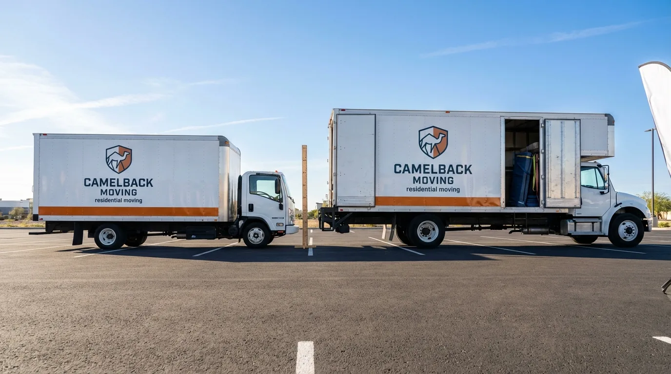 Moving truck size capacity guide in Milledgeville